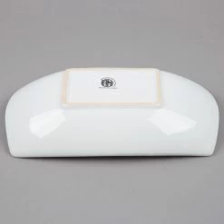 American Metalcraft Prestige SQVL712 Oval Stoneware Serving Bowl 12" X 7" -Rak Porcelain shop 1005766