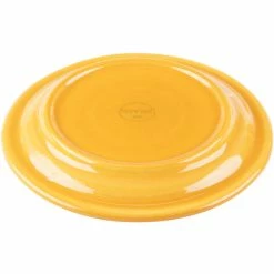 Syracuse China 903033201 Cantina 6 1/4" Saffron Carved Porcelain Saucer - 12/Case 6 Syracuse China 903033201 Cantina 6 1/4" Saffron Carved Porcelain Saucer - 12/Case -Rak Porcelain shop 1052839