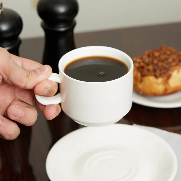 Arcoroc G3745 Daring Porcelain 7 1/4 Oz. Stack Cup By Arc Cardinal - 24/Case 1 Arcoroc G3745 Daring Porcelain 7 1/4 Oz. Stack Cup By Arc Cardinal - 24/Case