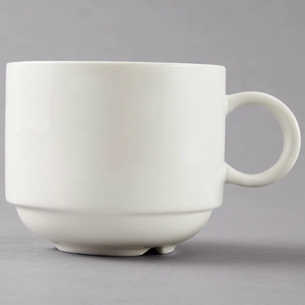 Arcoroc G3745 Daring Porcelain 7 1/4 Oz. Stack Cup By Arc Cardinal - 24/Case 2 Arcoroc G3745 Daring Porcelain 7 1/4 Oz. Stack Cup By Arc Cardinal - 24/Case - Image 2