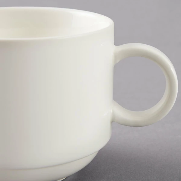 Arcoroc G3745 Daring Porcelain 7 1/4 Oz. Stack Cup By Arc Cardinal - 24/Case 4 Arcoroc G3745 Daring Porcelain 7 1/4 Oz. Stack Cup By Arc Cardinal - 24/Case - Image 4