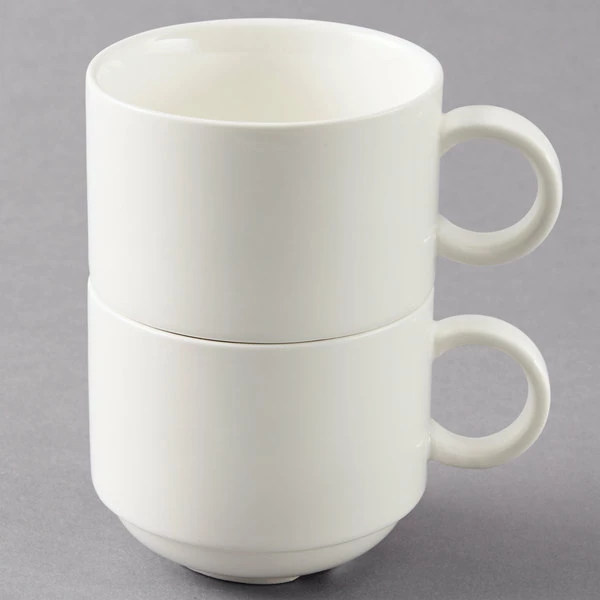 Arcoroc G3745 Daring Porcelain 7 1/4 Oz. Stack Cup By Arc Cardinal - 24/Case 5 Arcoroc G3745 Daring Porcelain 7 1/4 Oz. Stack Cup By Arc Cardinal - 24/Case - Image 5