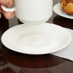 Arcoroc G3751 Daring Porcelain Saucer For G3745 Porcelain Cup By Arc Cardinal - 24/Case
