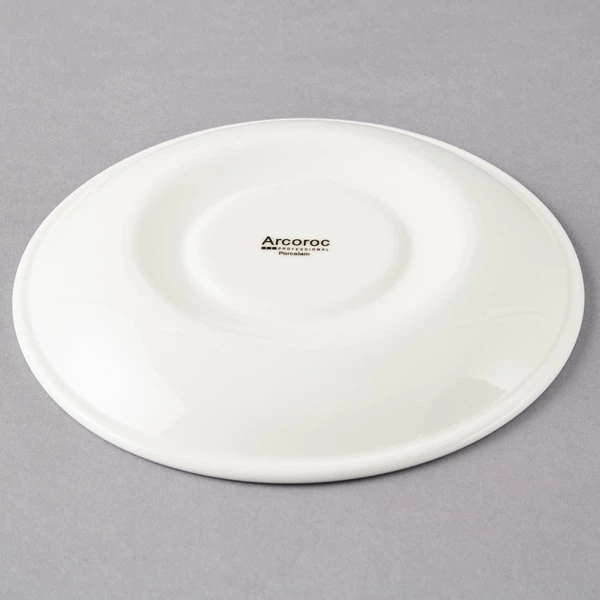 Arcoroc G3751 Daring Porcelain Saucer For G3745 Porcelain Cup By Arc Cardinal - 24/Case 3 Arcoroc G3751 Daring Porcelain Saucer For G3745 Porcelain Cup By Arc Cardinal - 24/Case - Image 3