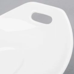 Syracuse China 905356120 Slenda Practica 4 3/4" X 4 1/2" Royal Rideau White Porcelain Saucer - 36/Case 9 Syracuse China 905356120 Slenda Practica 4 3/4" X 4 1/2" Royal Rideau White Porcelain Saucer - 36/Case -Rak Porcelain shop 1081011