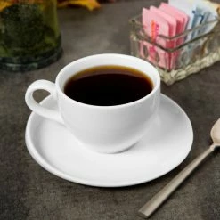 Syracuse China 905356123 Slenda Verve 6" Round Royal Rideau White Porcelain Saucer - 36/Case 11 Syracuse China 905356123 Slenda Verve 6" Round Royal Rideau White Porcelain Saucer - 36/Case -Rak Porcelain shop 1081035