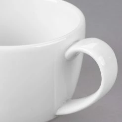 Syracuse China 905356509 Slenda 2.75 Oz. Royal Rideau White Low Espresso Cup - 36/Case -Rak Porcelain shop 1081427