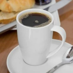 Syracuse China 905356511 Slenda 4.5 Oz. Royal Rideau White Espresso Cup - 36/Case 11 Syracuse China 905356511 Slenda 4.5 Oz. Royal Rideau White Espresso Cup - 36/Case -Rak Porcelain shop 1081449