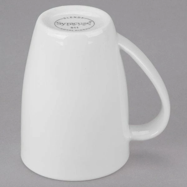 Syracuse China 905356511 Slenda 4.5 Oz. Royal Rideau White Espresso Cup - 36/Case 4 Syracuse China 905356511 Slenda 4.5 Oz. Royal Rideau White Espresso Cup - 36/Case - Image 4