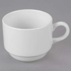 Syracuse China 950002507 Slenda 9 Oz. Royal Rideau White Stacking Porcelain Tea Cup - 36/Case 7 Syracuse China 950002507 Slenda 9 Oz. Royal Rideau White Stacking Porcelain Tea Cup - 36/Case -Rak Porcelain shop 1083802