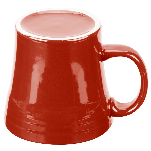 Fiesta® Dinnerware From Steelite International Fiesta® Dinnerware From Steelite International HL1475326 Scarlet 15 Oz. Tapered China Mug - 12/Case 3 Fiesta® Dinnerware From Steelite International Fiesta® Dinnerware From Steelite International HL1475326 Scarlet 15 Oz. Tapered China Mug - 12/Case - Image 3