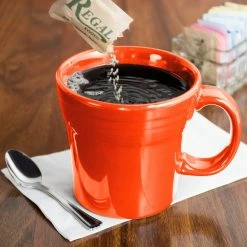 Fiesta® Dinnerware From Steelite International Fiesta® Dinnerware From Steelite International HL1475338 Poppy 15 Oz. Tapered China Mug - 12/Case