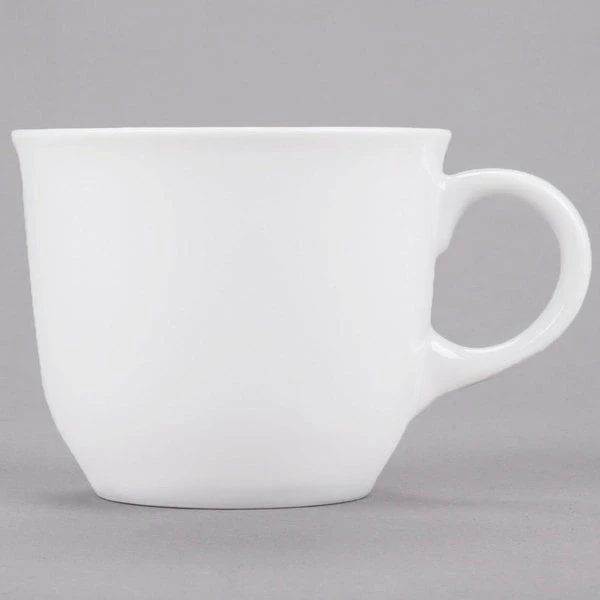 Syracuse China 911194015 Reflections 8 Oz. Aluma White Porcelain Tea Cup - 36/Case 2 Syracuse China 911194015 Reflections 8 Oz. Aluma White Porcelain Tea Cup - 36/Case - Image 2