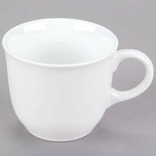 Syracuse China 911194015 Reflections 8 Oz. Aluma White Porcelain Tea Cup - 36/Case 3 Syracuse China 911194015 Reflections 8 Oz. Aluma White Porcelain Tea Cup - 36/Case - Image 3