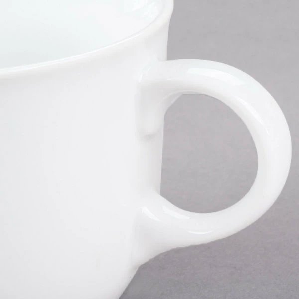 Syracuse China 911194015 Reflections 8 Oz. Aluma White Porcelain Tea Cup - 36/Case 5 Syracuse China 911194015 Reflections 8 Oz. Aluma White Porcelain Tea Cup - 36/Case - Image 5
