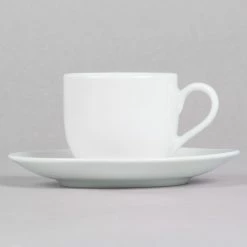 10 Strawberry Street RB0011 Classic White 3 Oz. White Porcelain Ballet Espresso Cup With Saucer - 24/Case 8 10 Strawberry Street RB0011 Classic White 3 Oz. White Porcelain Ballet Espresso Cup With Saucer - 24/Case -Rak Porcelain shop 1139563