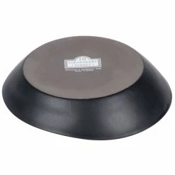 10 Strawberry Street RPPLE-BLKSOUP Matte Wave 5 Oz. Black Soup Stoneware Bowl - 36/Case -Rak Porcelain shop 1190839