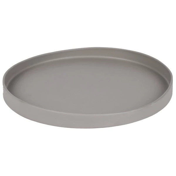 10 Strawberry Street RPPLE-GREYTRAY Matte Wave 12 3/4" Gray Stoneware Tray - 9/Case 2 10 Strawberry Street RPPLE-GREYTRAY Matte Wave 12 3/4" Gray Stoneware Tray - 9/Case - Image 2
