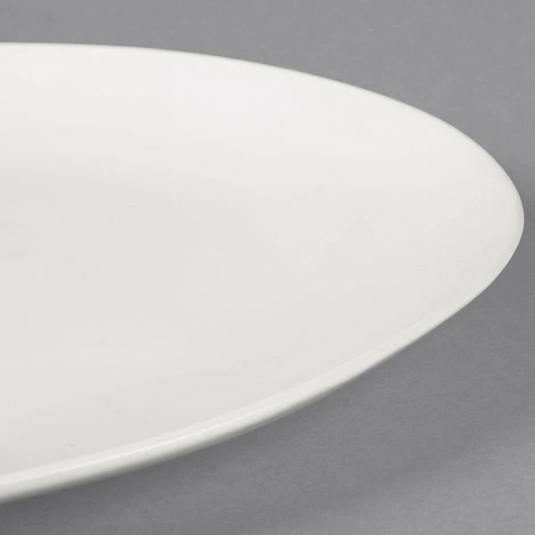 10 Strawberry Street RPPLE-WHTDIN Matte Wave 10 3/4" White Dinner Stoneware Plate - 12/Case 4 10 Strawberry Street RPPLE-WHTDIN Matte Wave 10 3/4" White Dinner Stoneware Plate - 12/Case - Image 4