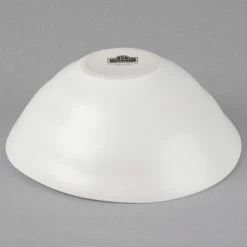 10 Strawberry Street RPPLE-WHTSRVBWL Matte Wave 80 Oz. White Serving Stoneware Bowl - 4/Case -Rak Porcelain shop 1198869