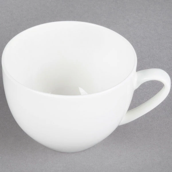CAC China CAC MAJ-1 Majesty European Bone China 8 Oz. Cup - 36/Case 2 CAC China CAC MAJ-1 Majesty European Bone China 8 Oz. Cup - 36/Case - Image 2