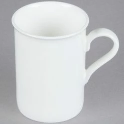 CAC China CAC MAJ-17 Majesty European Bone China 10 Oz. Mug - 36/Case -Rak Porcelain shop 1201308