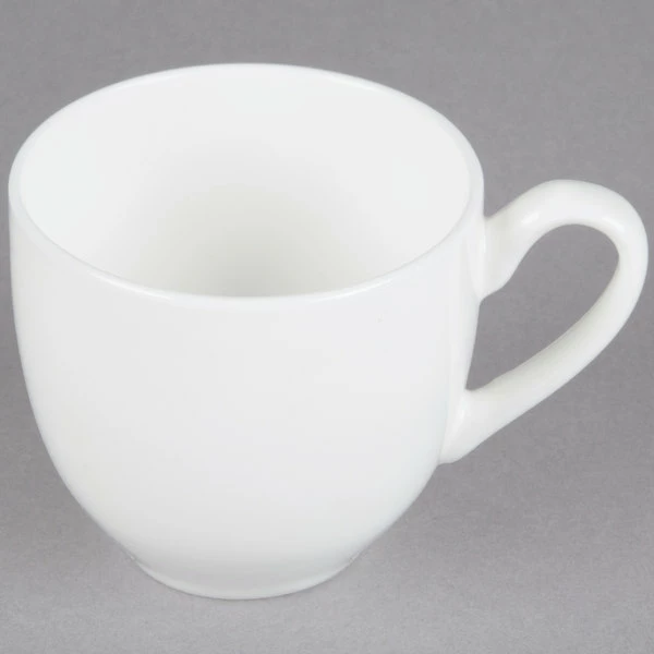 CAC China CAC MAJ-35 Majesty European Bone China 3.5 Oz. Cup - 36/Case 3 CAC China CAC MAJ-35 Majesty European Bone China 3.5 Oz. Cup - 36/Case - Image 3