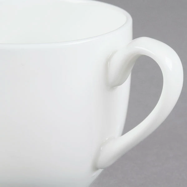 CAC China CAC MAJ-35 Majesty European Bone China 3.5 Oz. Cup - 36/Case 5 CAC China CAC MAJ-35 Majesty European Bone China 3.5 Oz. Cup - 36/Case - Image 5