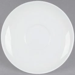 CAC China CAC MAJ-36 Majesty European Bone China 4 1/2" Saucer - 36/Case