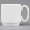 10 Strawberry Street B4522 Izabel Lam Pond 13 Oz. White Bone China Coffee Cup - 36/Case
