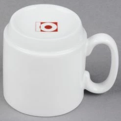 10 Strawberry Street B4522 Izabel Lam Pond 13 Oz. White Bone China Coffee Cup - 36/Case -Rak Porcelain shop 1203947