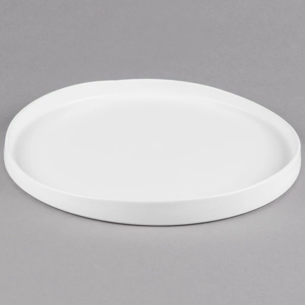 10 Strawberry Street RPPLE-WHTTRAY Matte Wave 12 3/4" White Stoneware Tray - 9/Case 2 10 Strawberry Street RPPLE-WHTTRAY Matte Wave 12 3/4" White Stoneware Tray - 9/Case - Image 2