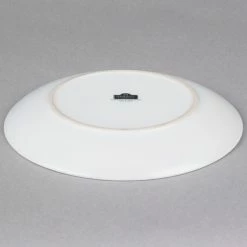 10 Strawberry Street WM-1-WHT Wazee Matte 10 1/2" Round White Stoneware Dinner Plate - 24/Case -Rak Porcelain shop 1210457