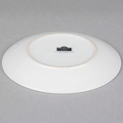 10 Strawberry Street WM-4-WHT Wazee Matte 7 3/4" Round White Stoneware Salad Plate - 24/Case -Rak Porcelain shop 1210471