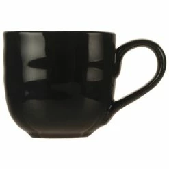 World Tableware PEB-15-T Pebblebrook 11.625 Oz. Tiger Organic Porcelain Mug - 12/Case