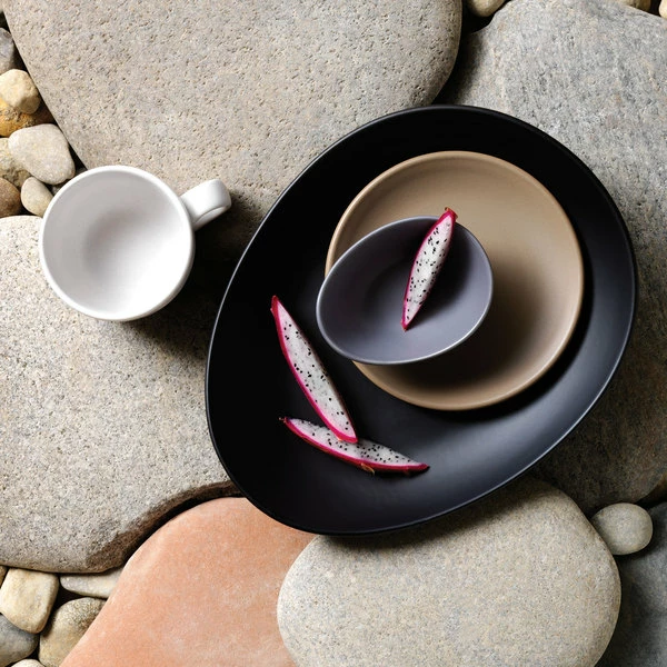 World Tableware DRI-13-S Driftstone 12 Oz. Sand Satin Matte Porcelain Mug - 12/Case 2 World Tableware DRI-13-S Driftstone 12 Oz. Sand Satin Matte Porcelain Mug - 12/Case - Image 2