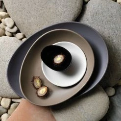 World Tableware DRI-14-S Driftstone 6" Sand Satin Matte Porcelain Saucer - 24/Case -Rak Porcelain shop 1318592