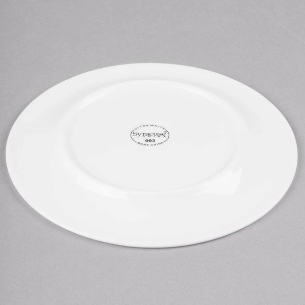 Syracuse China Syracuse 911190003 International 6 1/2" Bone China Round Dessert Plate - 36/Case 3 Syracuse China Syracuse 911190003 International 6 1/2" Bone China Round Dessert Plate - 36/Case - Image 3