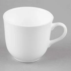 Syracuse China Syracuse 911190011 International 6 Oz. Bone China Round Tea Cup - 36/Case -Rak Porcelain shop 1325567