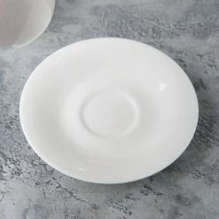 Syracuse China Syracuse 911190012 International 6" Bone China Round Tea Saucer - 36/Case