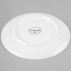 Syracuse China Syracuse 911190017 International 5" Bone China Round A.D. Coffee Saucer - 36/Case 7 Syracuse China Syracuse 911190017 International 5" Bone China Round A.D. Coffee Saucer - 36/Case -Rak Porcelain shop 1325599