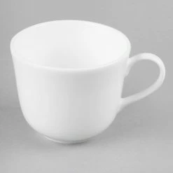 Syracuse China Syracuse 911190028 International 8 Oz. Bone China Round Tea Cup - 36/Case -Rak Porcelain shop 1325612
