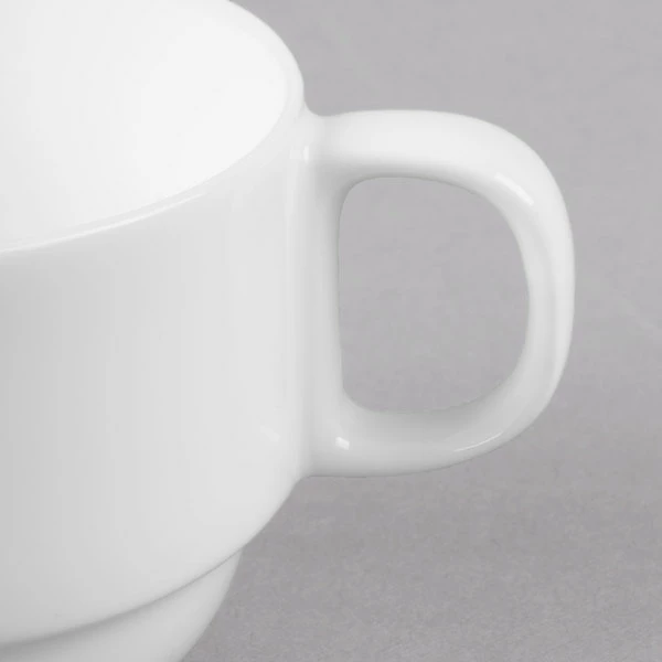 Syracuse China Syracuse 911190032 International 8.5 Oz. Bone China Round Stacking Cup - 36/Case 5 Syracuse China Syracuse 911190032 International 8.5 Oz. Bone China Round Stacking Cup - 36/Case - Image 5