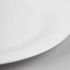 Syracuse China Syracuse 911190033 International 9" Bone China Round Plate - 24/Case -Rak Porcelain shop 1325644