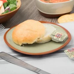 Syracuse China 922224350 Terracotta 6 3/8" Fern Green Plate - 12/Case