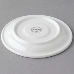 Syracuse China 911196021 Repetition 5 5/8" Aluma White Porcelain Tea Saucer - 36/Case -Rak Porcelain shop 1325950
