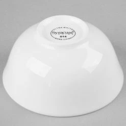 Syracuse China Syracuse 911190014 International 9.75 Oz. Bone China Round Bouillon - 36/Case -Rak Porcelain shop 1326088