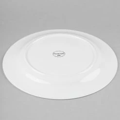Syracuse China Syracuse 911190020 International 12 1/4" Bone China Round Plate - 12/Case -Rak Porcelain shop 1326145