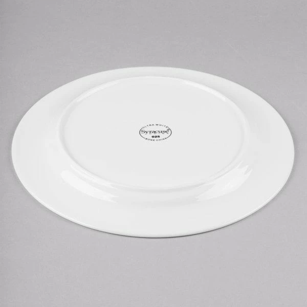 Syracuse China Syracuse 911190025 International 11 3/8" Bone China Round Dinner Plate - 12/Case 3 Syracuse China Syracuse 911190025 International 11 3/8" Bone China Round Dinner Plate - 12/Case - Image 3