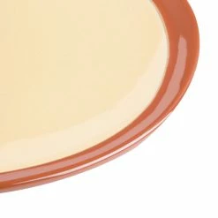 Syracuse China 922226351 Terracotta 9" Mustard Seed Yellow Plate - 12/Case -Rak Porcelain shop 1326336
